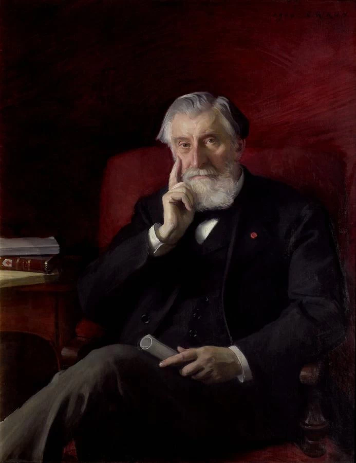 Charles Giron - Ritratto di Gustave Moynier